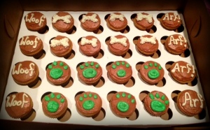 dog mini cupcakes