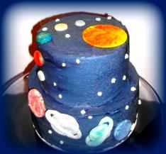 outer space cake